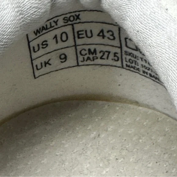 HEY DUDE Wally Sox Stone White Men’s 10 - Picture 4 of 16